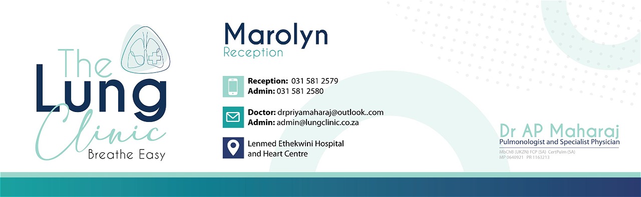 The Lung Clinic — Corporate Stationery